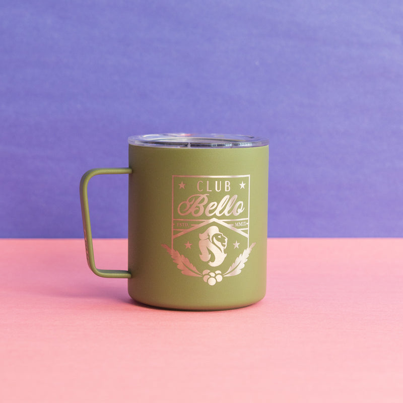 Club Bello 12 oz handled mug