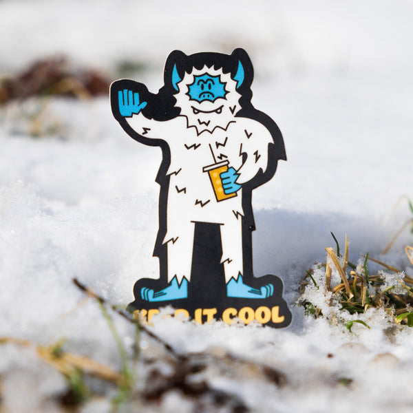 Keep It Cool Yeti Sticker