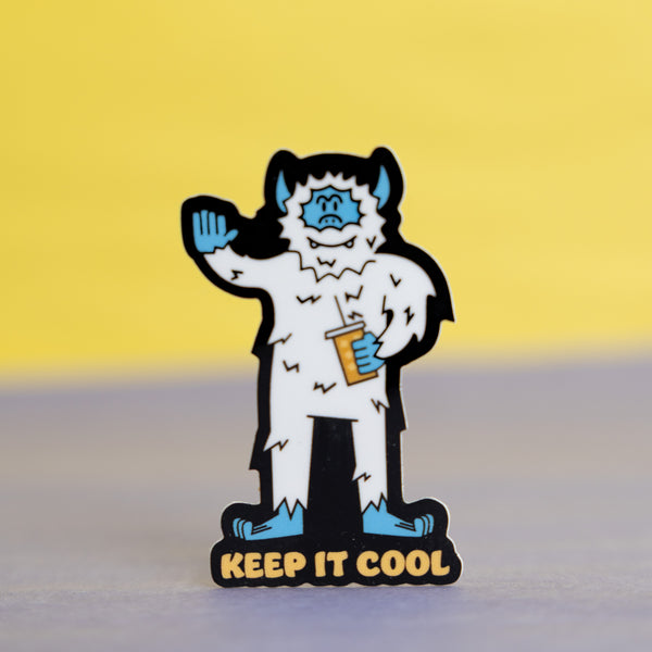 Keep It Cool Yeti Sticker