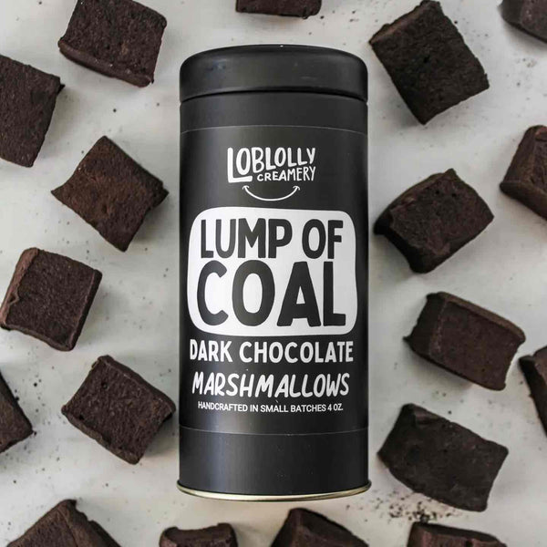 Lump of Coal Dark Chocolate Marshmallows