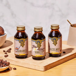 Coffee Syrup Set-vanilla, hazelnut and caramel